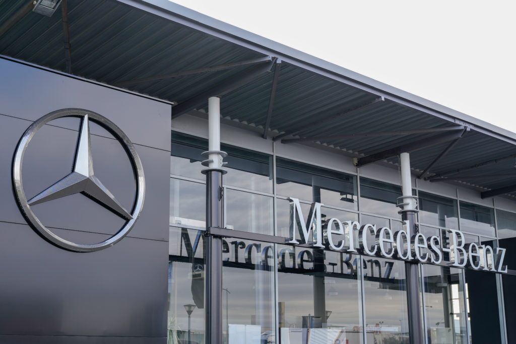 Mercedes building