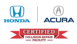 Acura certified collision repair logo Acura certified collision repair logo